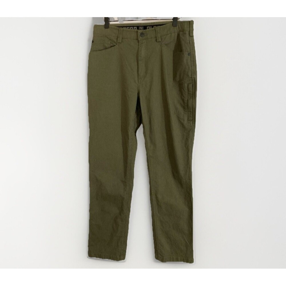 AKHG Alaskan Hardgear Pants Womens 10L Green Stone Run Relaxed 7 Pocket - Picture 1 of 15
